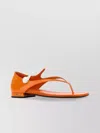 Miu Miu Leather Thong Sandals Patent Finish