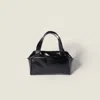 Miu Miu Leather Top-handle Bag In Black