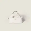 Miu Miu Leather Top-handle Bag In White