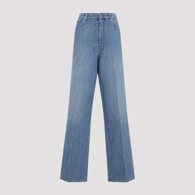 MIU MIU LIGHT BLUE COTTON JEANS