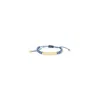Miu Miu Adjustable Cord Bracelet Gold Tone Accents In Blue