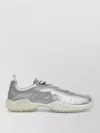 Miu Miu Lightweight Sneakers Pull Tab Textured Upper In Blue