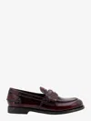 Miu Miu Leather Loafers In Red