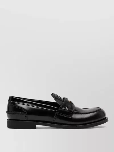 Miu Miu Loafers In Black