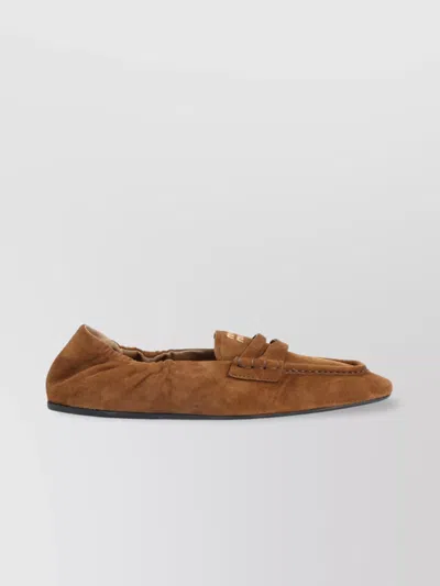 Miu Miu Loafers With Back Elasticated Detail