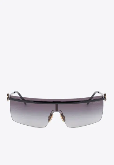 Miu Miu Acetate Sunglasses In Black