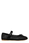 Miu Miu Mesh-design Ballet Flats