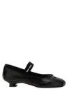 Miu Miu Ballerinas Mit Logo-intarsie