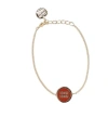 Miu Miu Logo Bracelet In Red
