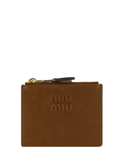 Miu Miu Logo In Brown