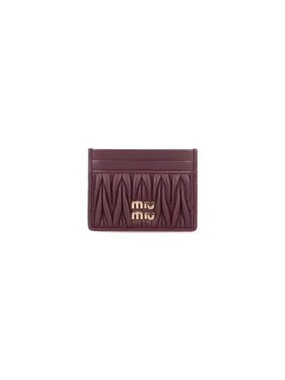 Miu Miu Logo Card Holder