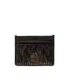 Miu Miu Wallet Woman Coffee In Black