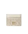 Miu Miu Small Leather Goods In Nude