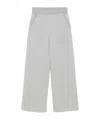 Miu Miu Logo Casual Pants In White