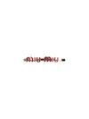 Miu Miu Logo Clasp In Red
