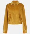 Miu Miu Corduroy Jacket In Brown