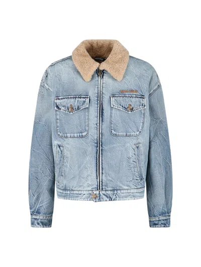 Miu Miu Logo Denim Jacket