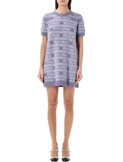 MIU MIU LOGO DRESS
