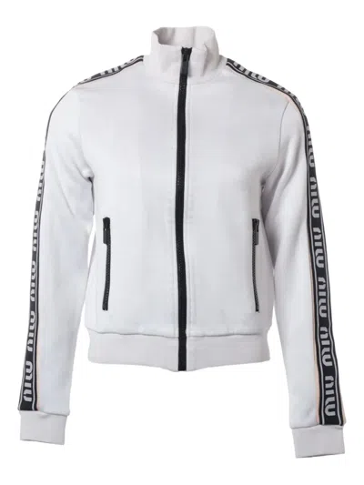 Pre-owned Miu Miu Logo-embellished Track Top