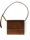 Miu Miu Logo-embossed Leather Wallet In Brown