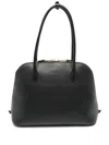 Miu Miu Softy Small Leather Shoulder Bag In Schwarz
