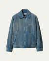 Miu Miu Long-sleeved Casual Jacket In F0013 Azzurro