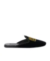 Miu Miu Logo Embroidered Slip-on Mules Women In Black