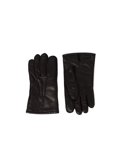 Miu Miu Nappa Leather Gloves In Black