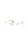 Miu Miu Logo Flat Mirror In Gold