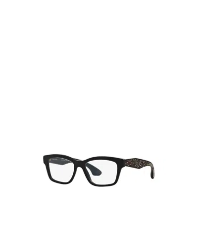 Miu Miu Logo Flat Mirror In Black