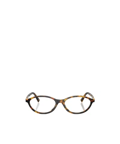 MIU MIU MIU MIU EYEWEAR OVAL-FRAME GLASSES