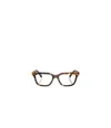 Miu Miu Logo Flat Mirror In Black