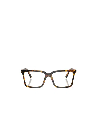 Miu Miu Logo Flat Mirror In Black