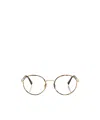 Miu Miu Logo Flat Mirror In Brown