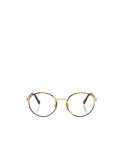 Miu Miu Logo Flat Mirror In Multicolor