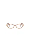 Miu Miu Eyewear Eyeglasses In Nude