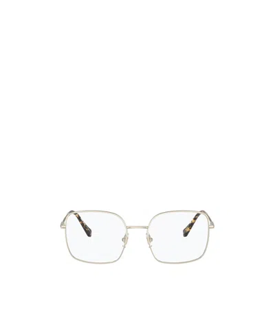 Miu Miu Logo Flat Mirror In Orange
