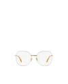 Miu Miu Logo Flat Mirror In White