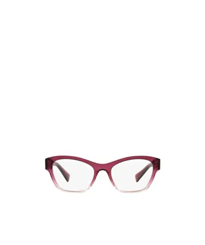 Miu Miu Gradient Cat-eye Glasses In White