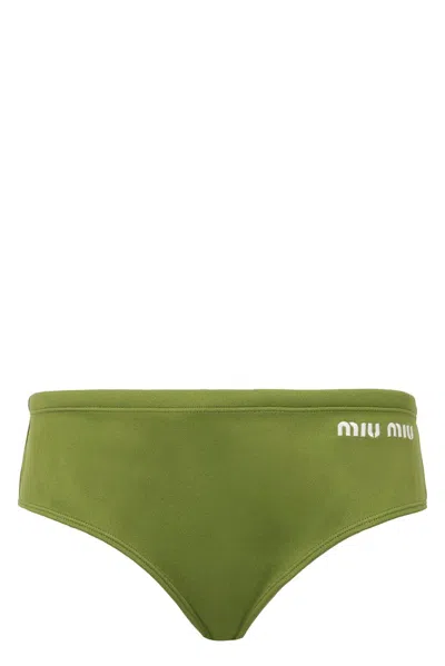 Miu Miu Logo In Green