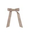 Miu Miu Logo Hair Accessories In Gray