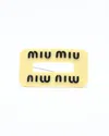 Miu Miu Logo Hair Clip