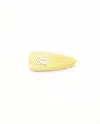 Miu Miu Logo Hair Clip In Gold
