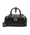 Miu Miu Arcadie Bag In Quilted Nappa In Black