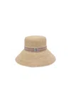 Miu Miu Raffia Hat In Brown