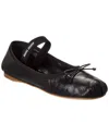 Miu Miu Satin Ballet Flats In Black
