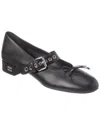 Miu Miu 30mm Buckle-strap Pumps In Black