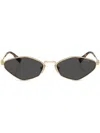 Miu Miu Mu 56zs Gld Shn Gry In Gold