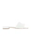 Miu Miu Logo Detailed Slip In White