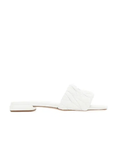 Miu Miu Logo Detailed Slip In White